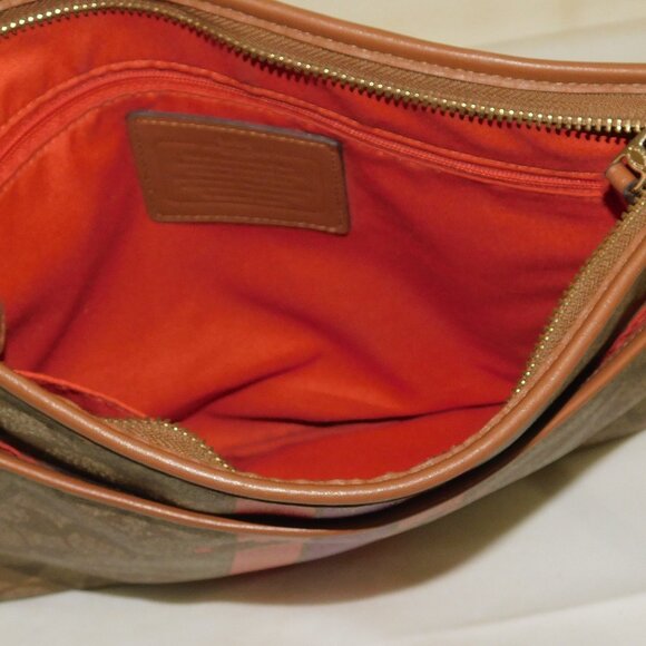 Coach Varsity Stripe Leather Crossbody Bag - Picture 12 of 15
